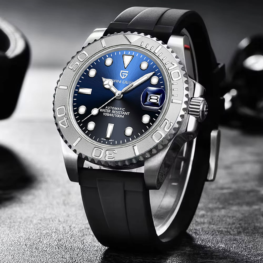 Mens Fashion Watch - PAGANI DESIGN Nieuwe Automatische Herenhorloge Saffierglas