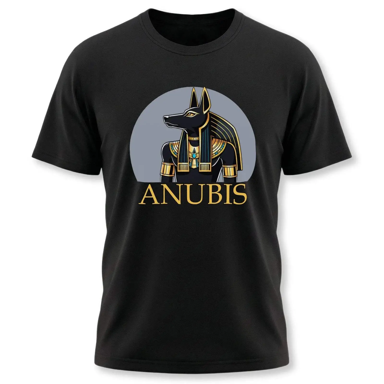 Men Fashion Egypt - Anubis Egyptische God T-shirt en tekst