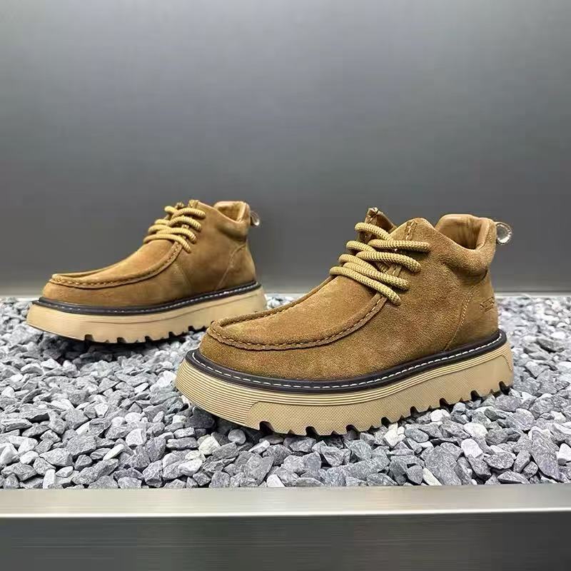 Mens Fashion Winter 2025 - Herfst Winter Mannen Platform Laarzen Designer