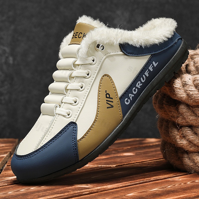 Mens Fashion Winter 2025 - Herenslippers 2025, winter warm pluche, comfortabel,