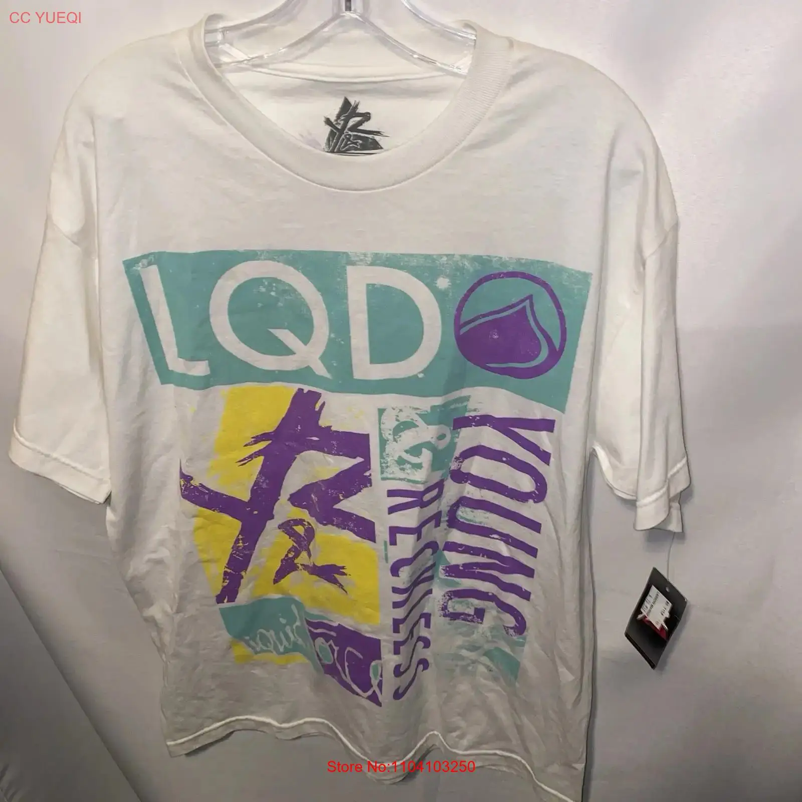 Mens Fashion Young - Y2K Young and Reckless T-shirt maat