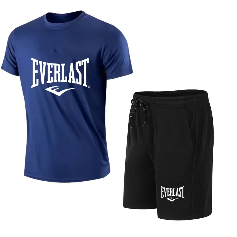 Men'S Fashion 2025 - EVERLAST Heren T-shirt + Shorts 2-delige