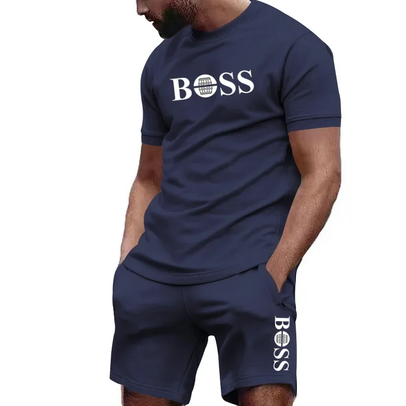 Men'S Fashion 2025 - 2026 Zomer Heren Tweedelig Mesh Trainingspak,