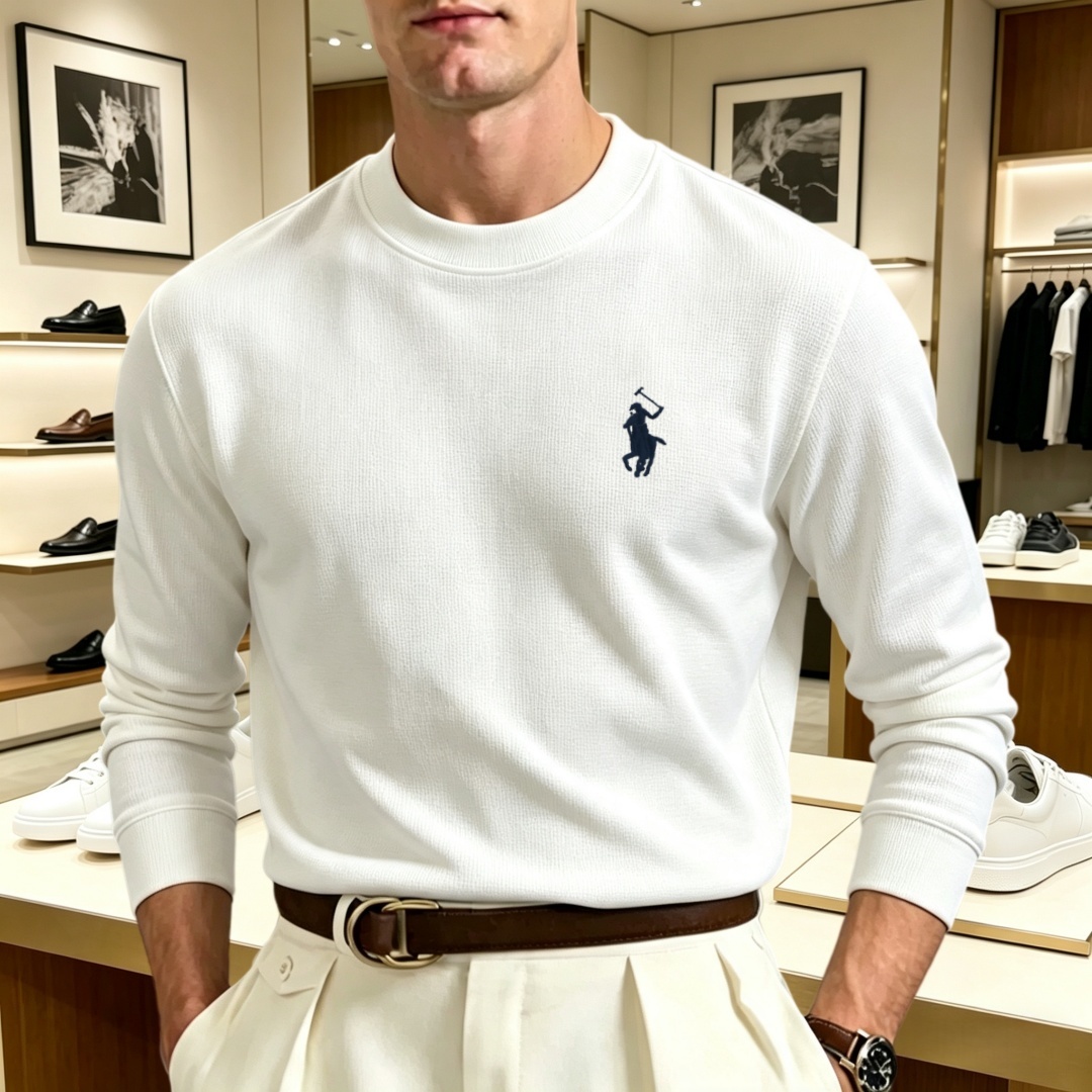 Men'S Fashion T Shirts - Zacht katoenen high-end merk heren T-shirt