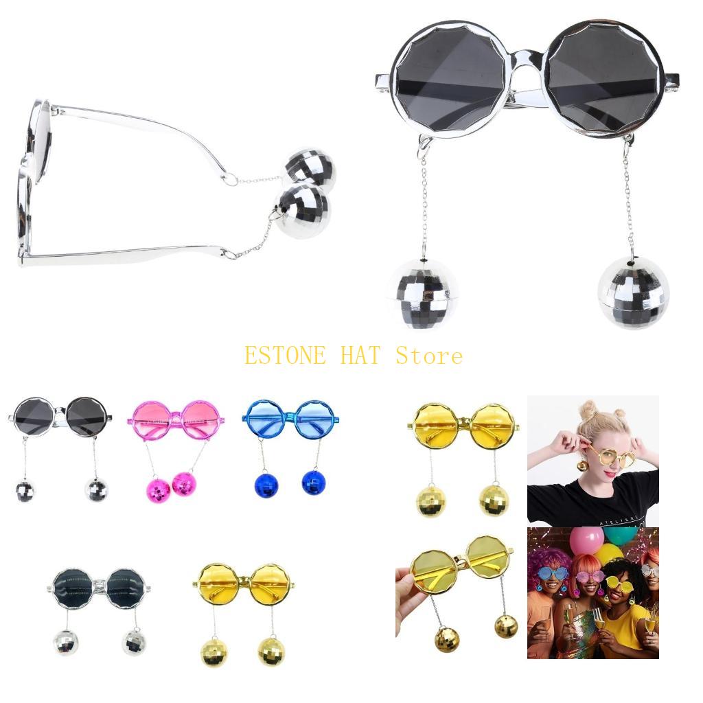 Men'S Fashion 70S - 49MF Vintage discobalbril Grappige feestzonnebril PartyFavor