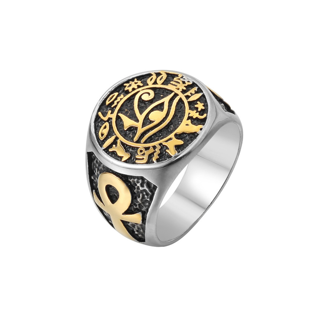 Men Fashion Egypt - Mannen Vintage Egyptische Oog Van Horus