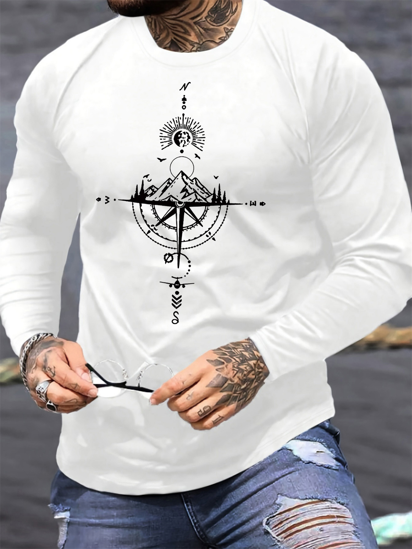 Men'S Fashion 2025 - 100% puur katoen heren lange mouwen