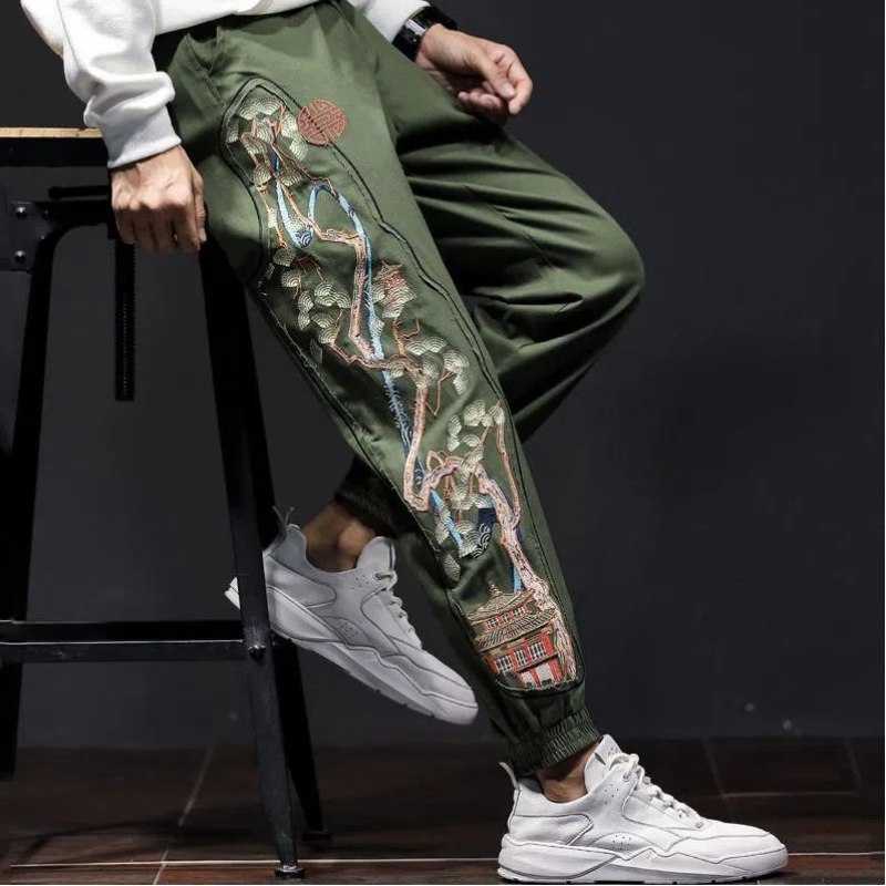 Mens Fashion Young - Lente Herfst Nieuwe Mode Elastische Taille