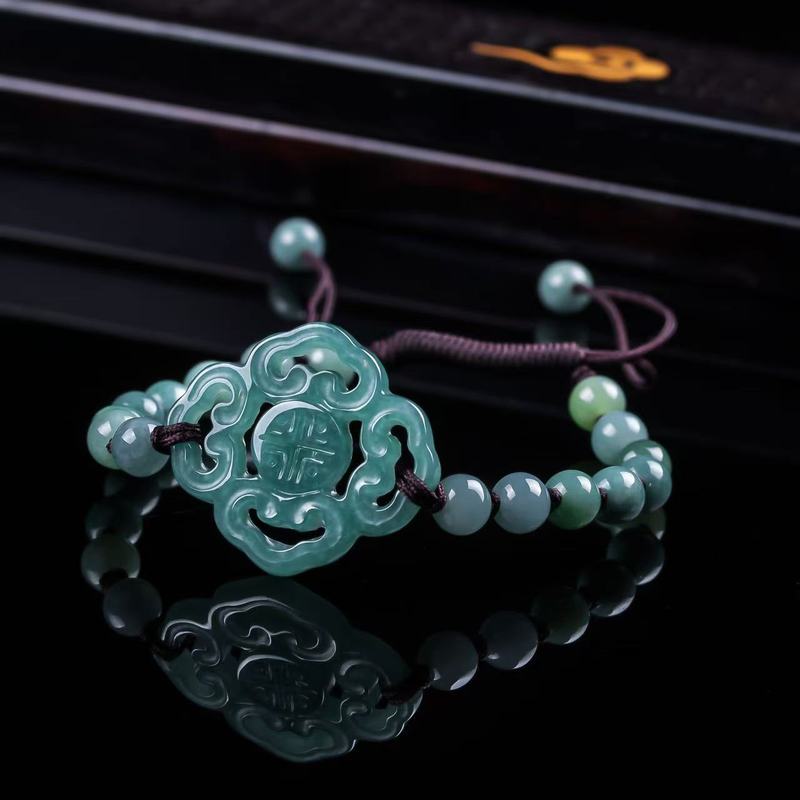 Mens Fashion Bracelet - Natuurlijke Jadeiet A-kwaliteit Armband Origineel Ontwerp