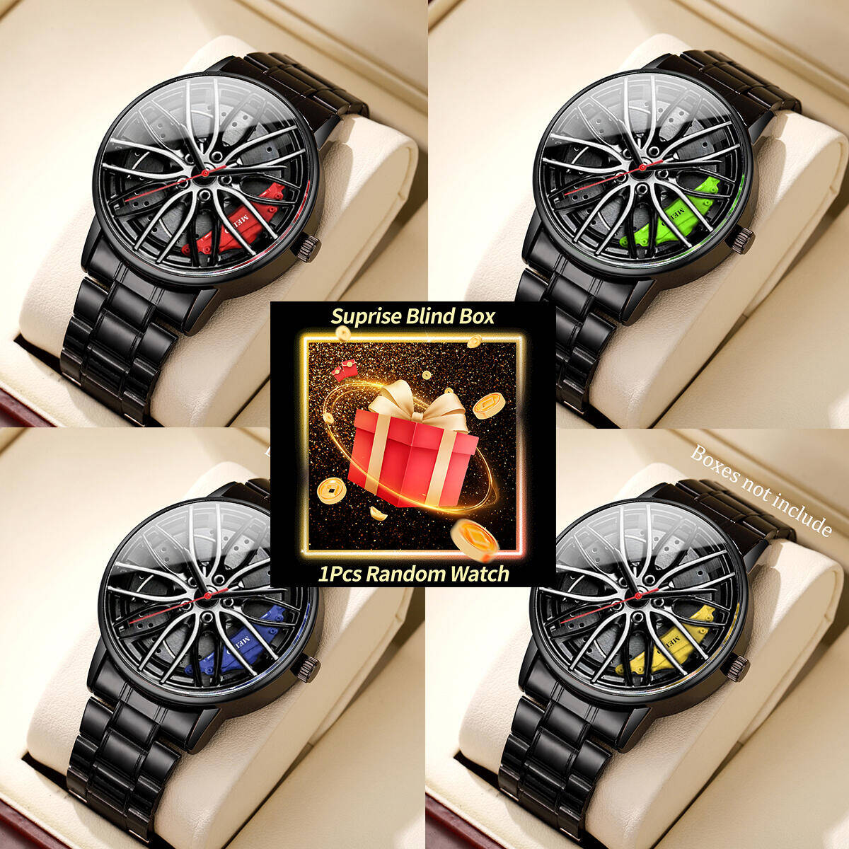 Mens Fashion Watch - 1PC Surprise Mystery Horloge Blind Box-Mode