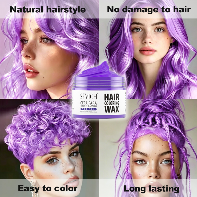Men Fashion Hair Style - Valentijnsdag Haarverf Wax voor Mannen &