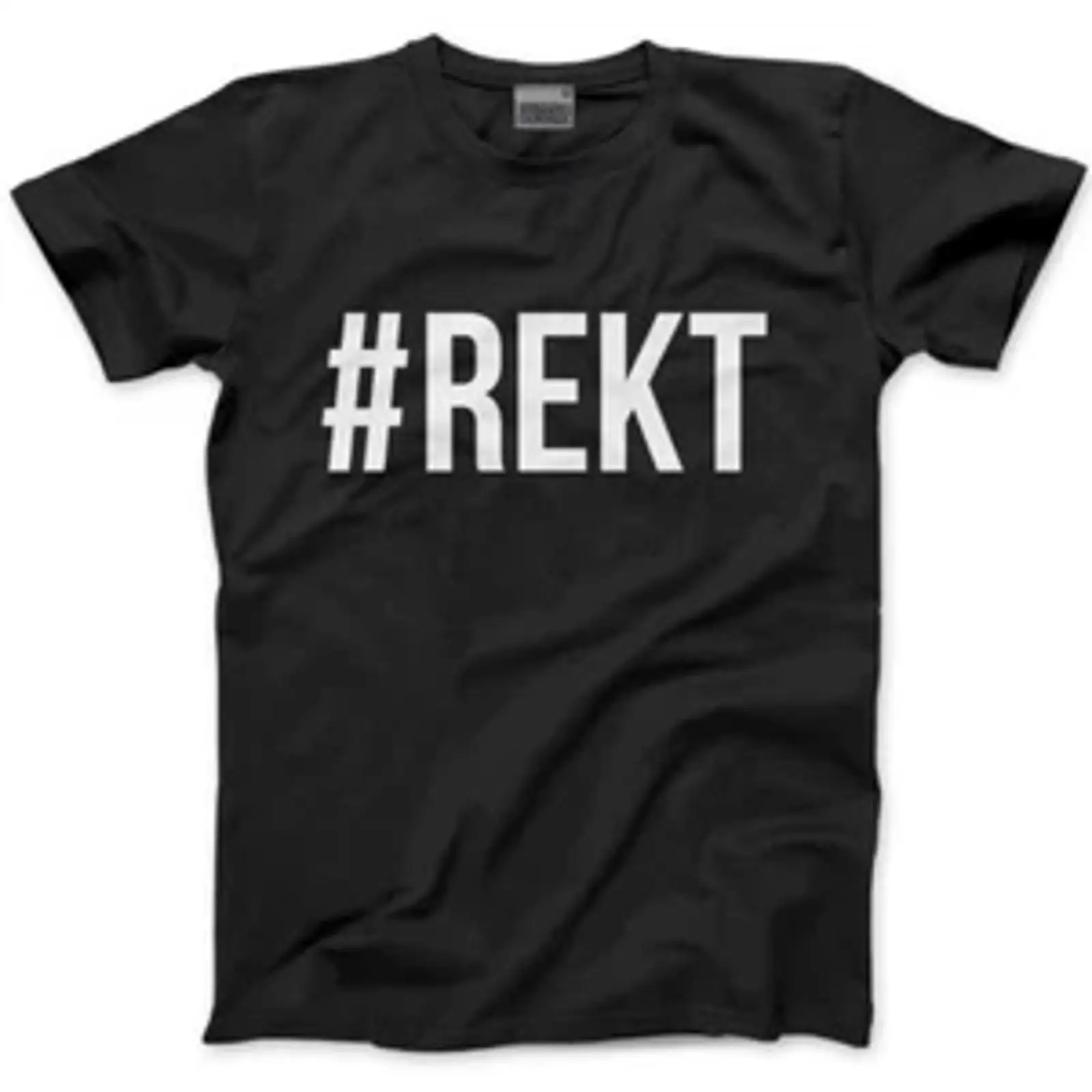 Mens Fashion Hashtags - REKT Hashtag Wrecked Heren T-shirt vintage