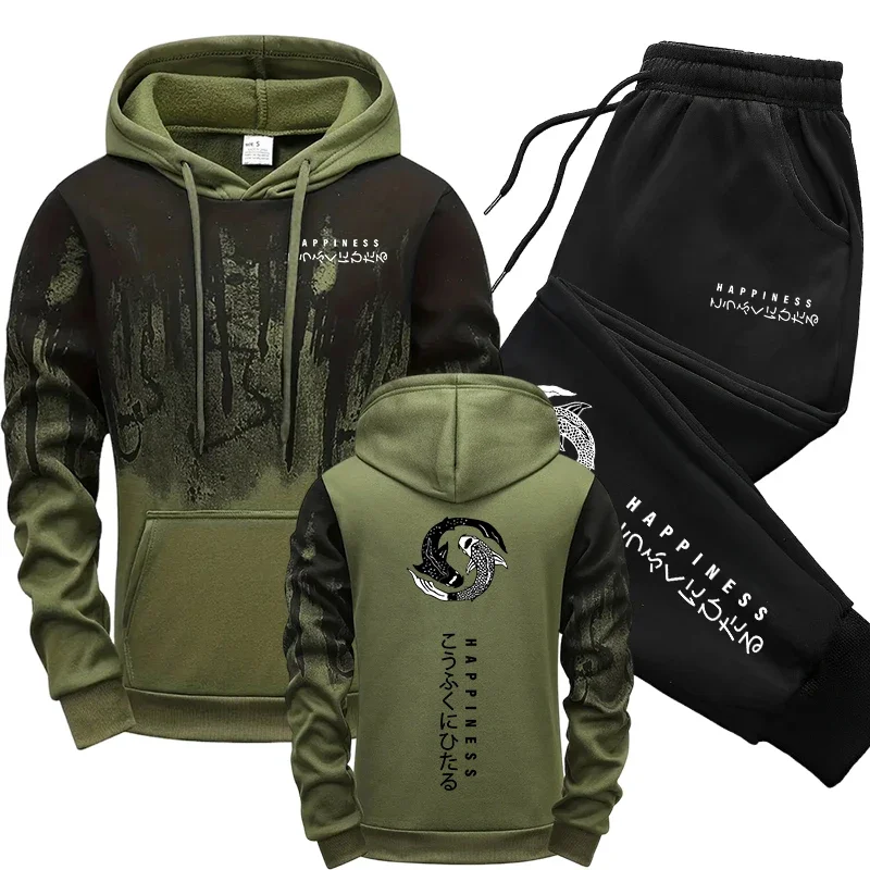 Men'S Fashion Usa - Japanse mode heren trainingspak hoodies joggingbroek