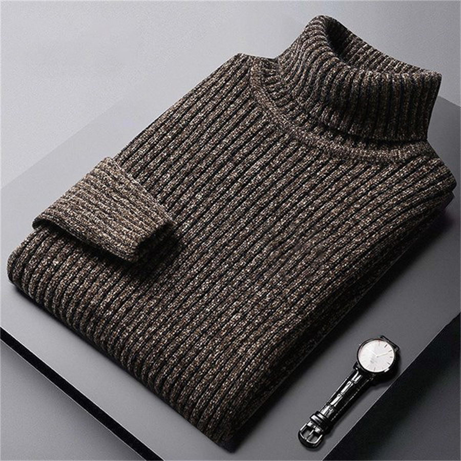 Turtleneck Sweater Men - 2026 Nieuwe Mannen Dikke Warme Trui