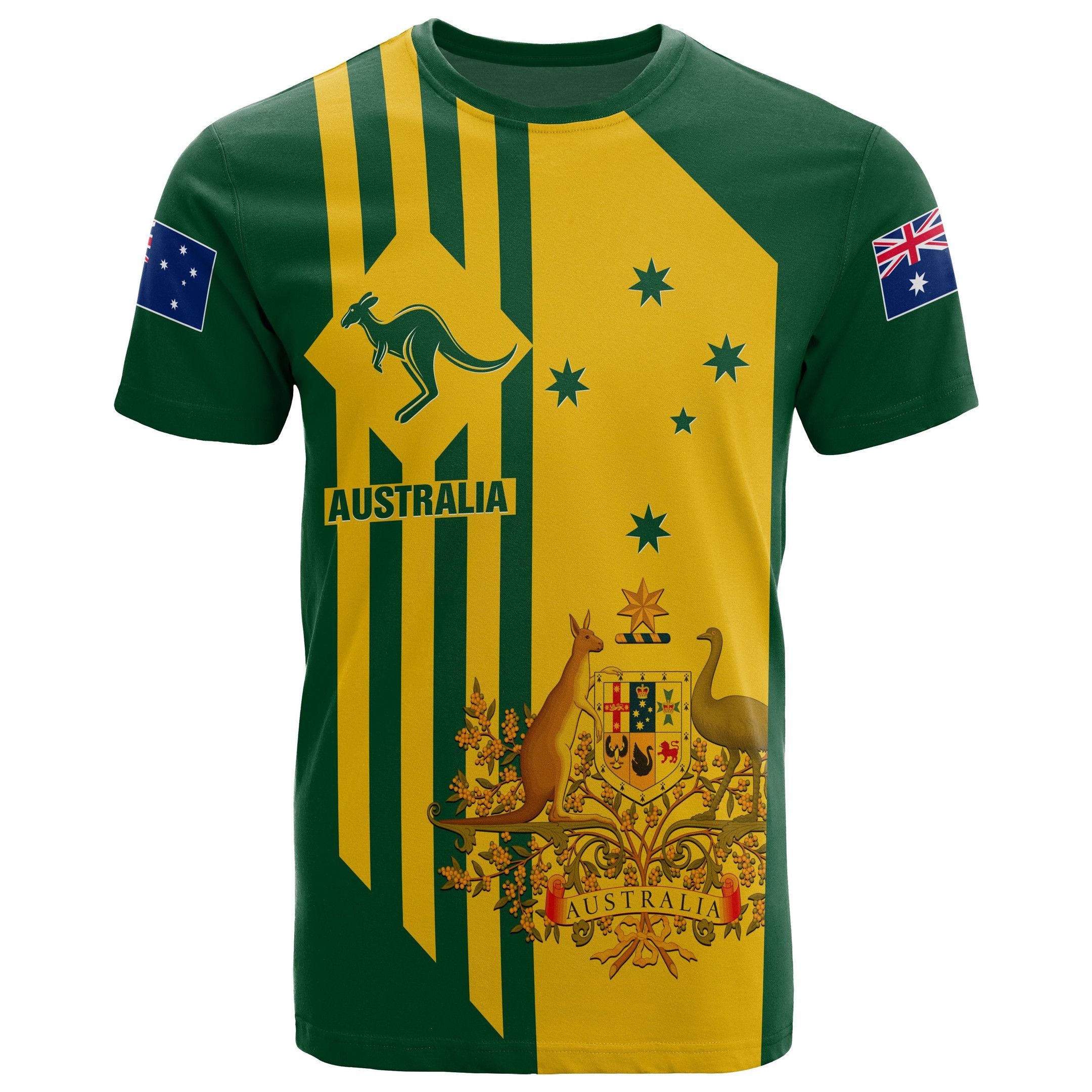 Mens Fashion Australia - Aangepaste naam Zomer Casual Australië Vlag