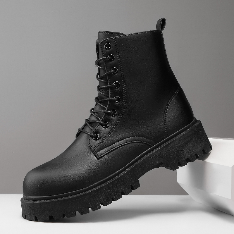 Mens Fashion Zapatos - YUYIN Hoge herenlaarzen met zachte zolen