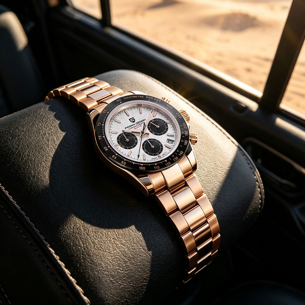 Mens Fashion Watch - Topmerk PAGANI DESIGN Luxe herenhorloge Multifunctionele