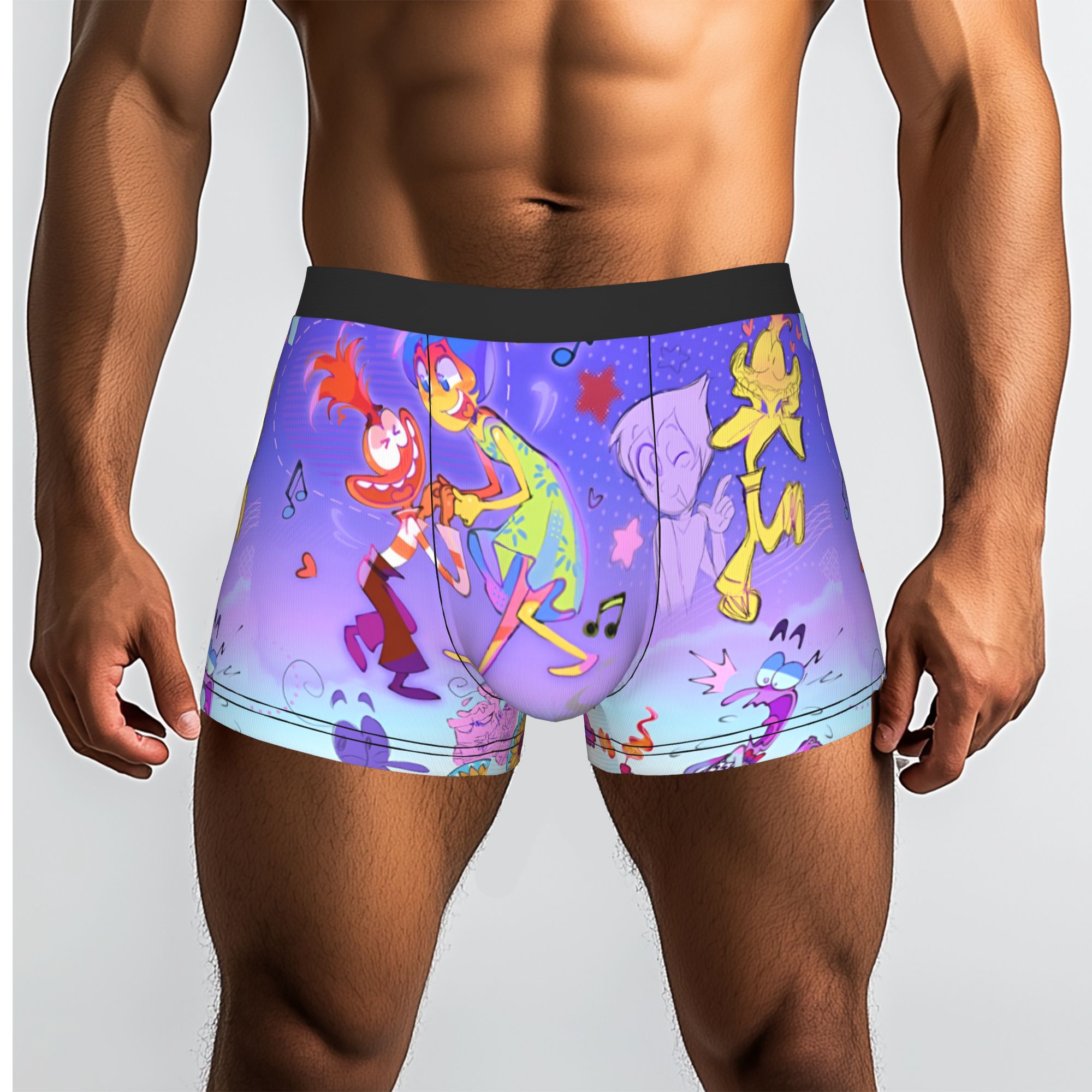 Men'S Fashion Underwear - Op maat gemaakte I-Insides Cartoon Out