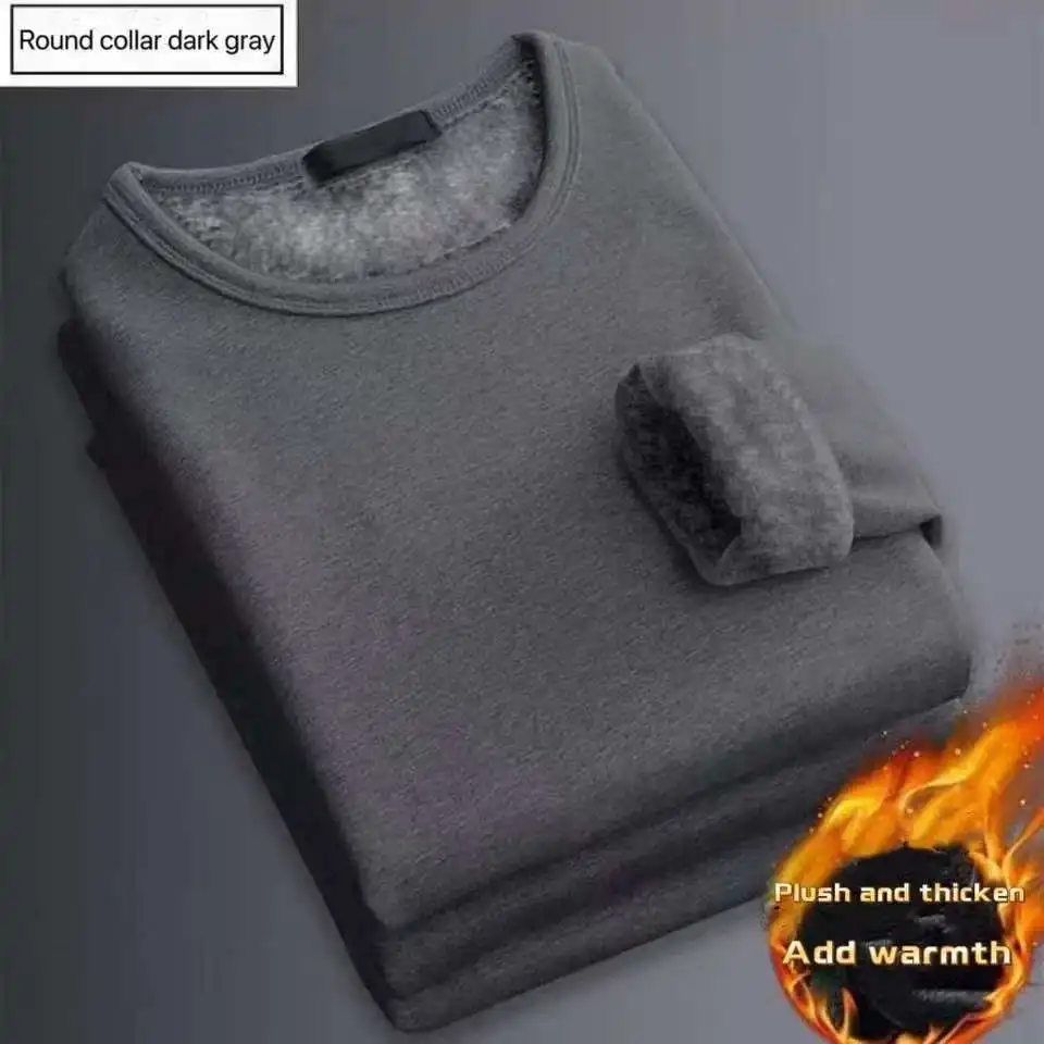 Men'S Fashion T Shirts - Winter heren thermisch ondergoed T-shirt met