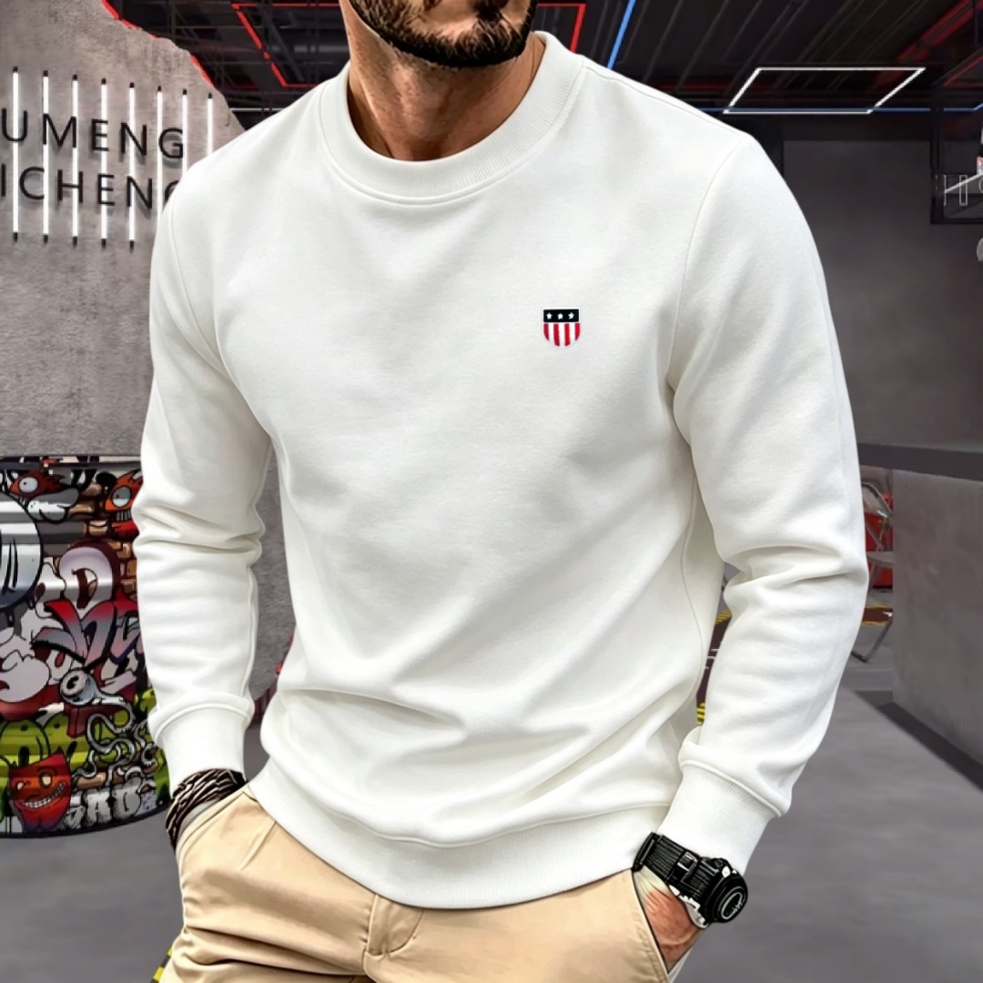 Men'S Fashion T Shirts - Zacht katoenen high-end merk heren T-shirt