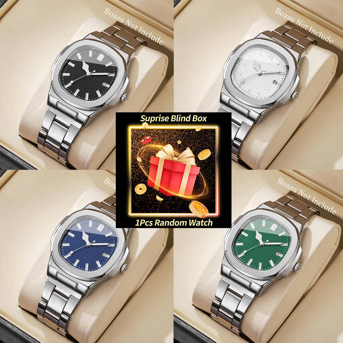 Mens Fashion Watch - 1PC Surprise Mystery Horloge Blind Box-Fashion