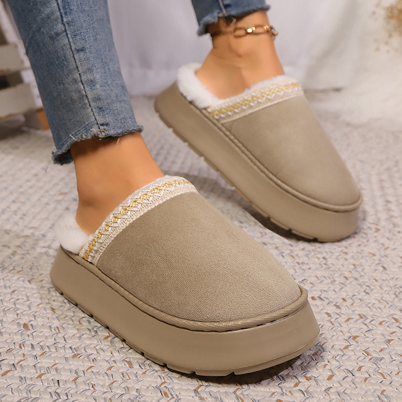 Mens Fashion Winter 2025 - Thuis Slipper Vrouwen Winter Warm Fuzzy