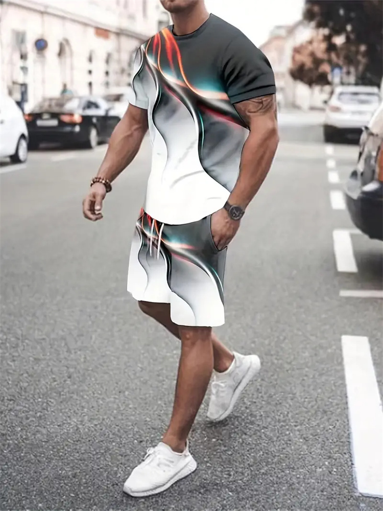 Heren Dames T-shirt met gradië - Men'S Fashion 2025 recensie en prijs