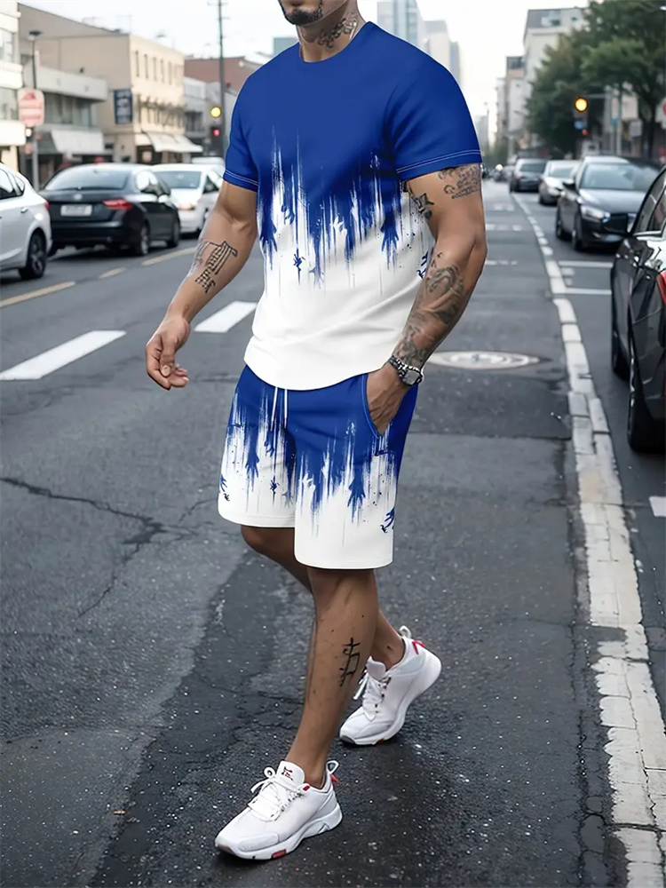 Heren Dames T-shirt met gradië - Men'S Fashion 2025 recensie en prijs