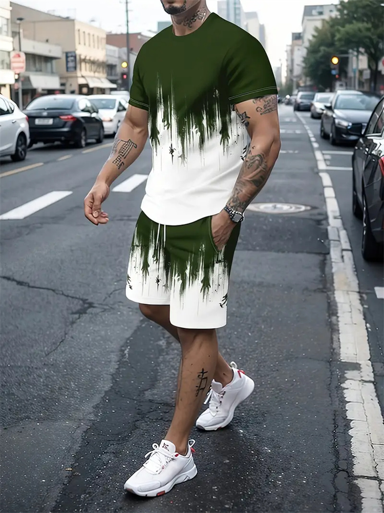 Heren Dames T-shirt met gradië - Men'S Fashion 2025 recensie en prijs