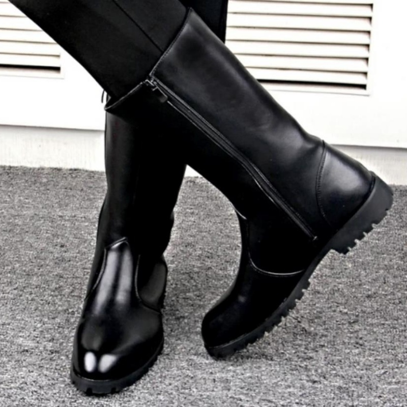 Mode Heren Dames Echt lederen  - Mens Fashion Combat Boots recensie en prijs