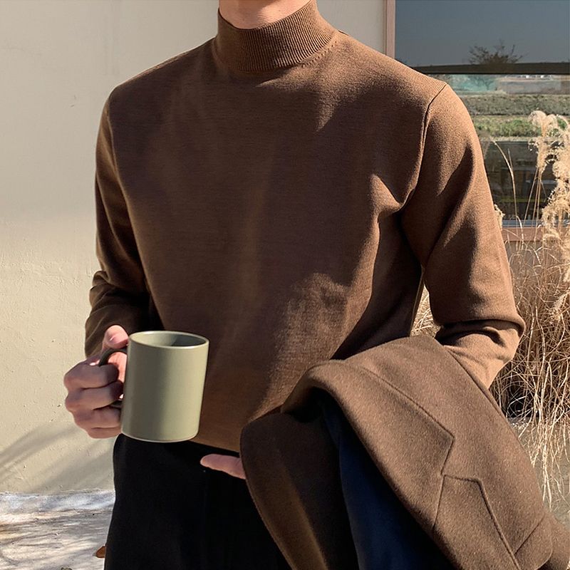 Half-coltrui voor heren, trend - Turtleneck Sweater Men recensie en prijs