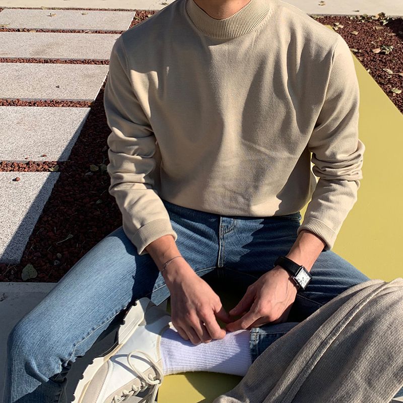 Half-coltrui voor heren, trend - Turtleneck Sweater Men recensie en prijs