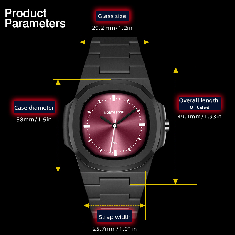 NORTH EDGE Horloge voor Man Ni - Mens Fashion Watch recensie en prijs