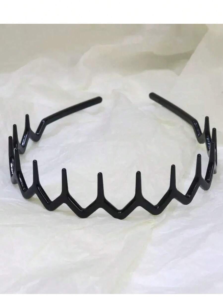 4 stuks zwarte golvende getand - Men Fashion Hair Style recensie en prijs