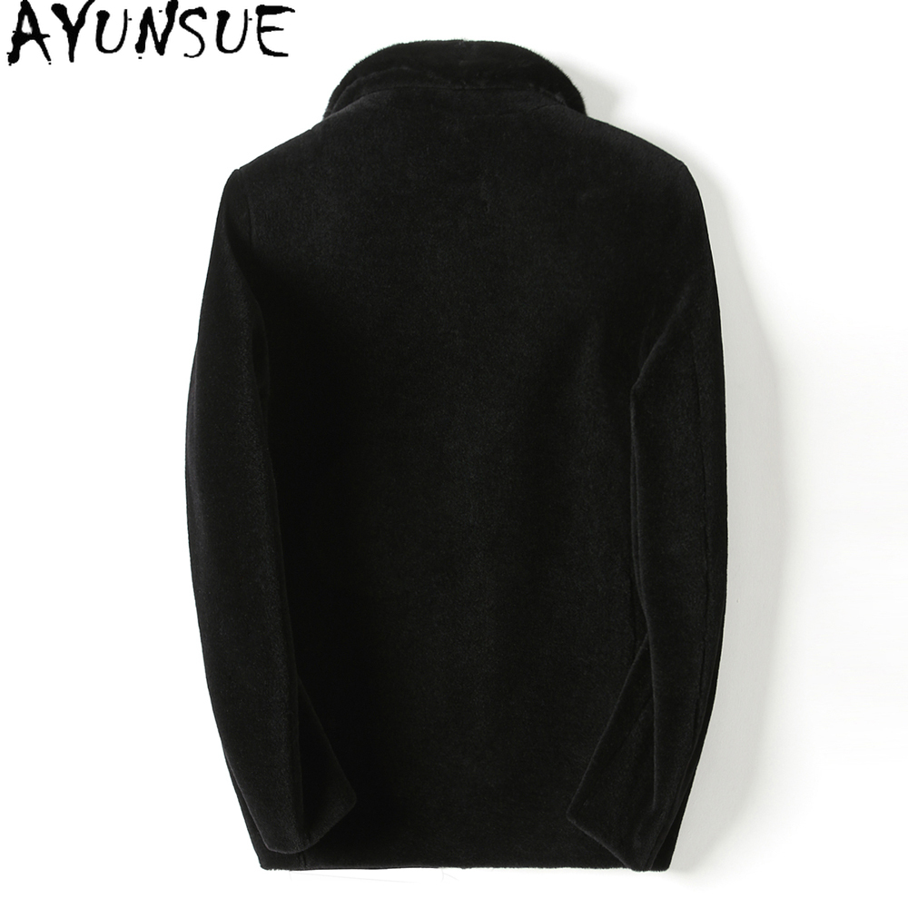 AYUNSUE Casual 100% Wollen Jas - Mens Fashion Winter 2025 recensie en prijs