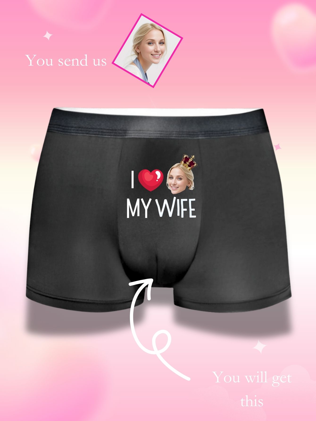 Gepersonaliseerde I LOVE MY WI - Men'S Fashion Underwear recensie en prijs