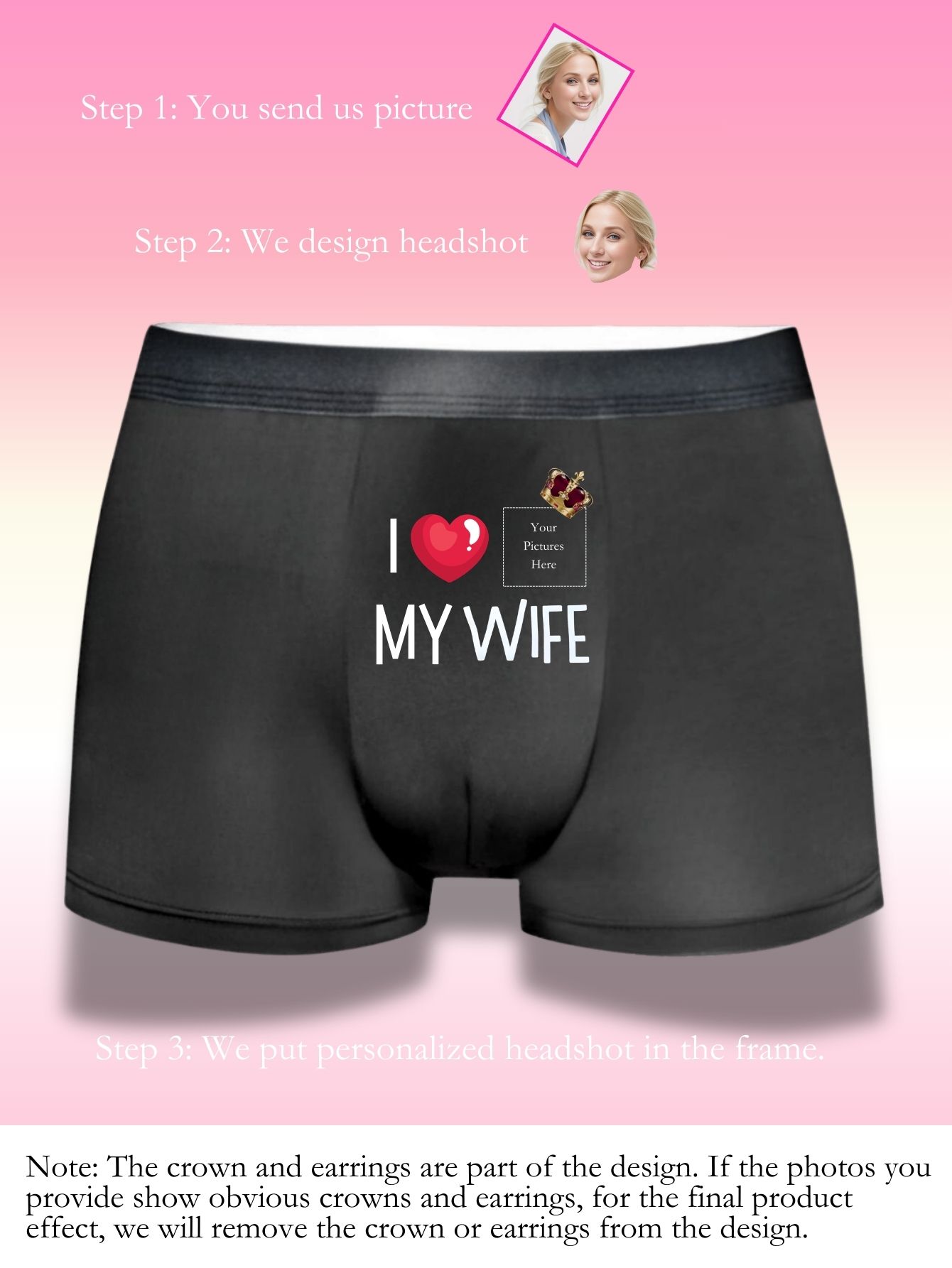 Gepersonaliseerde I LOVE MY WI - Men'S Fashion Underwear recensie en prijs