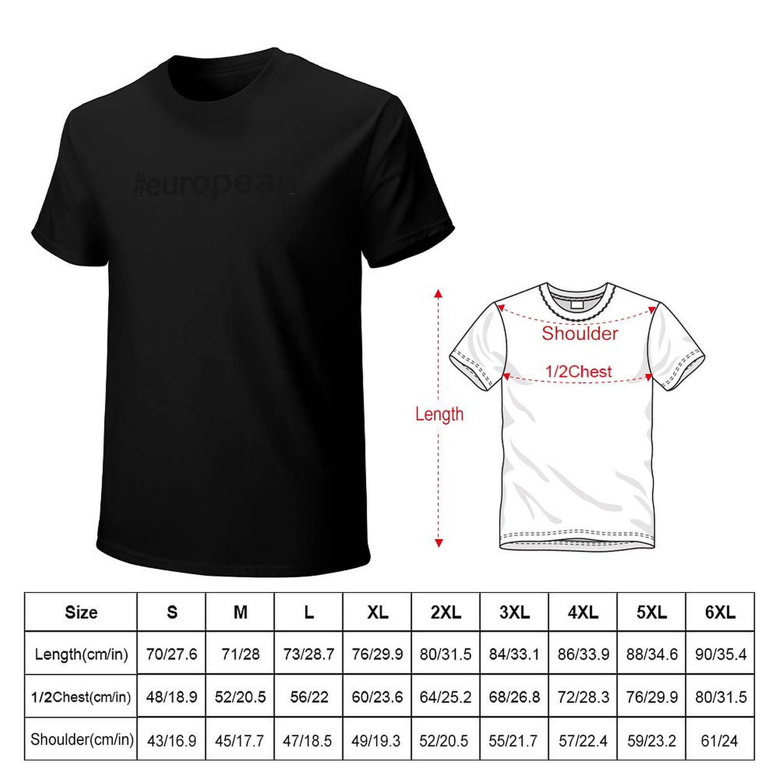 EUROPESE Hashtag T-Shirt Casua - Mens Fashion Hashtags recensie en prijs