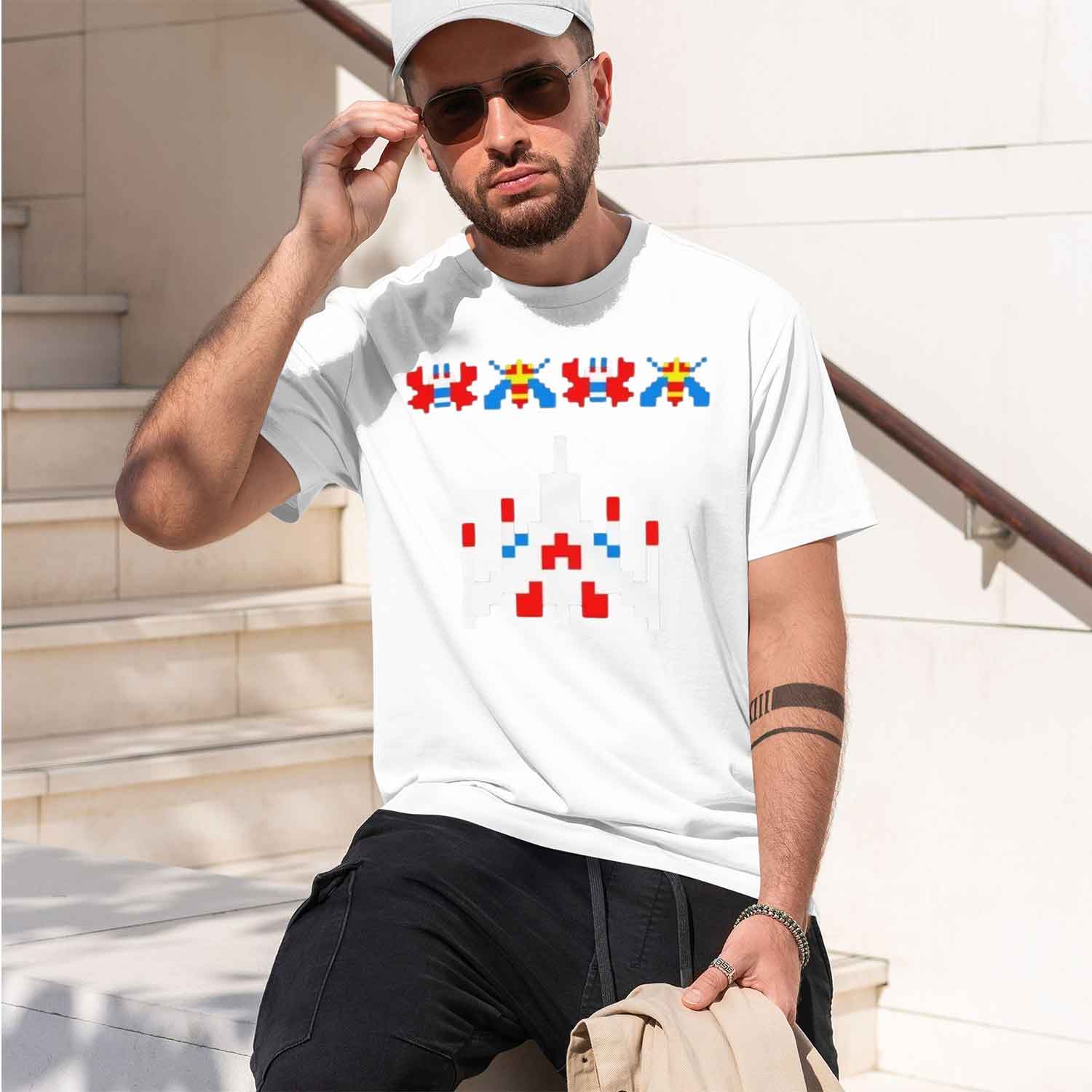 Jaren '80 '70 Arcade Galaga Vi - Men'S Fashion 70S recensie en prijs