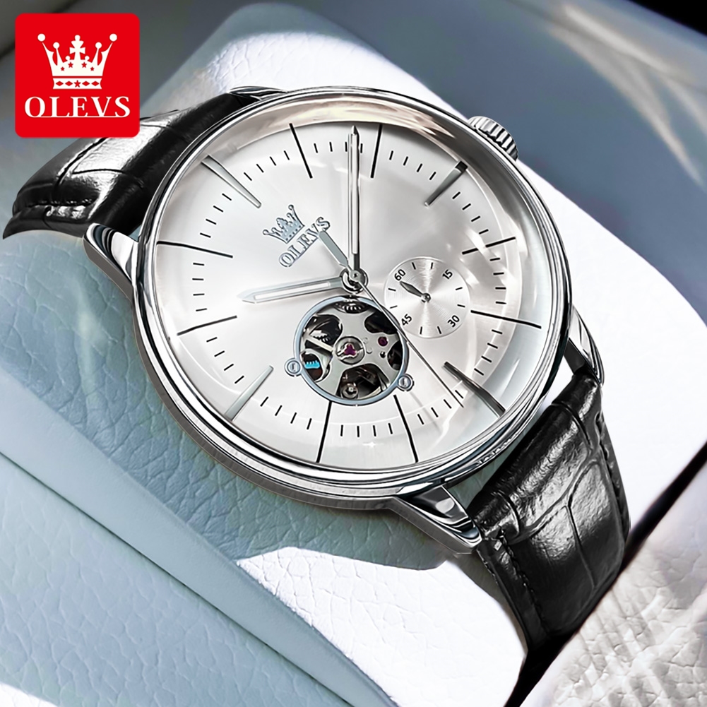 OLEVS 6708 Herenhorloge met le - Mens Fashion Watch recensie en prijs
