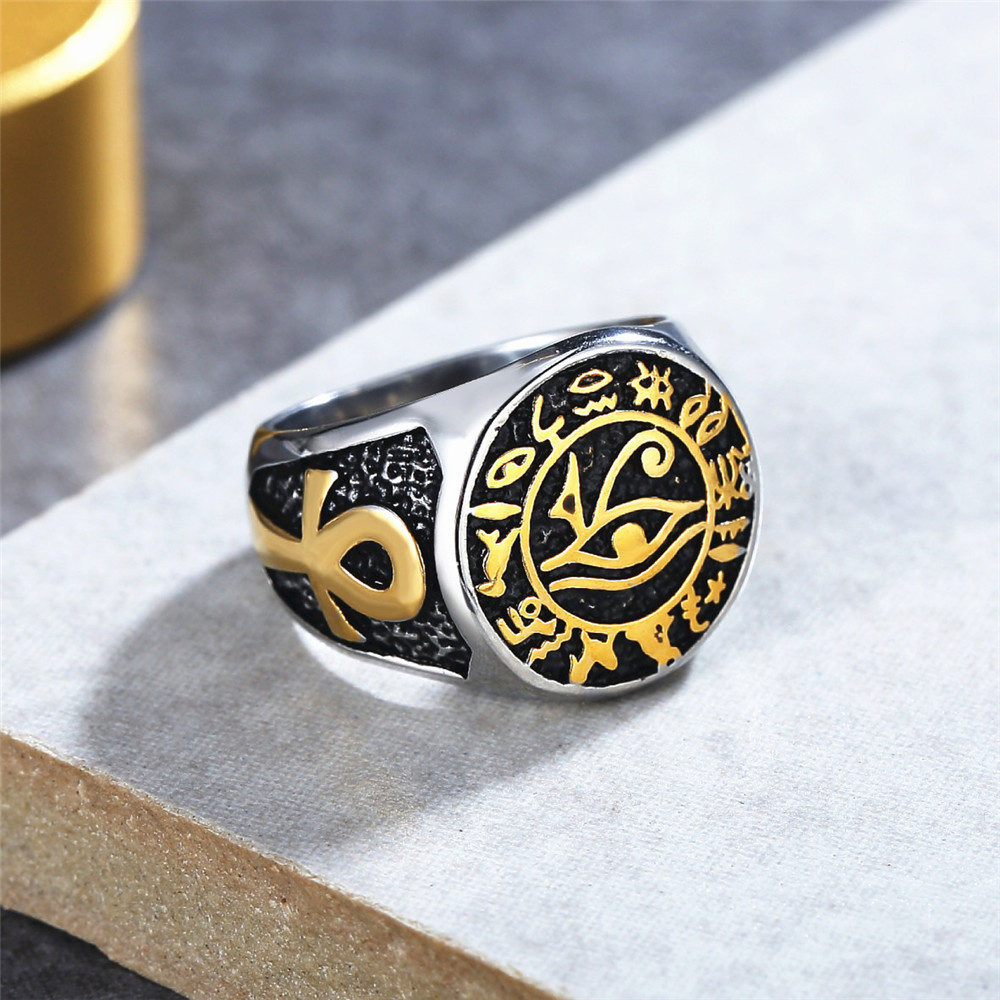Mannen Vintage Egyptische Oog  - Men Fashion Egypt recensie en prijs