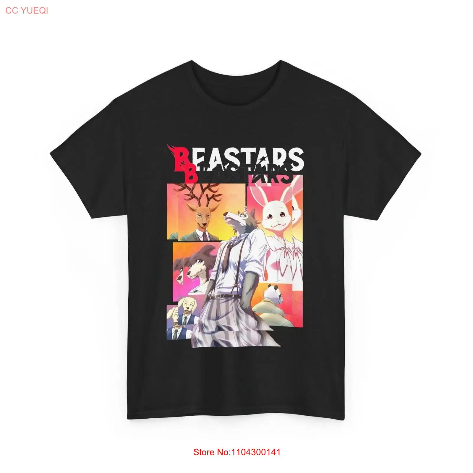 Anime Beastars Legoshi zwart T - Men'S Fashion Everyday recensie en prijs