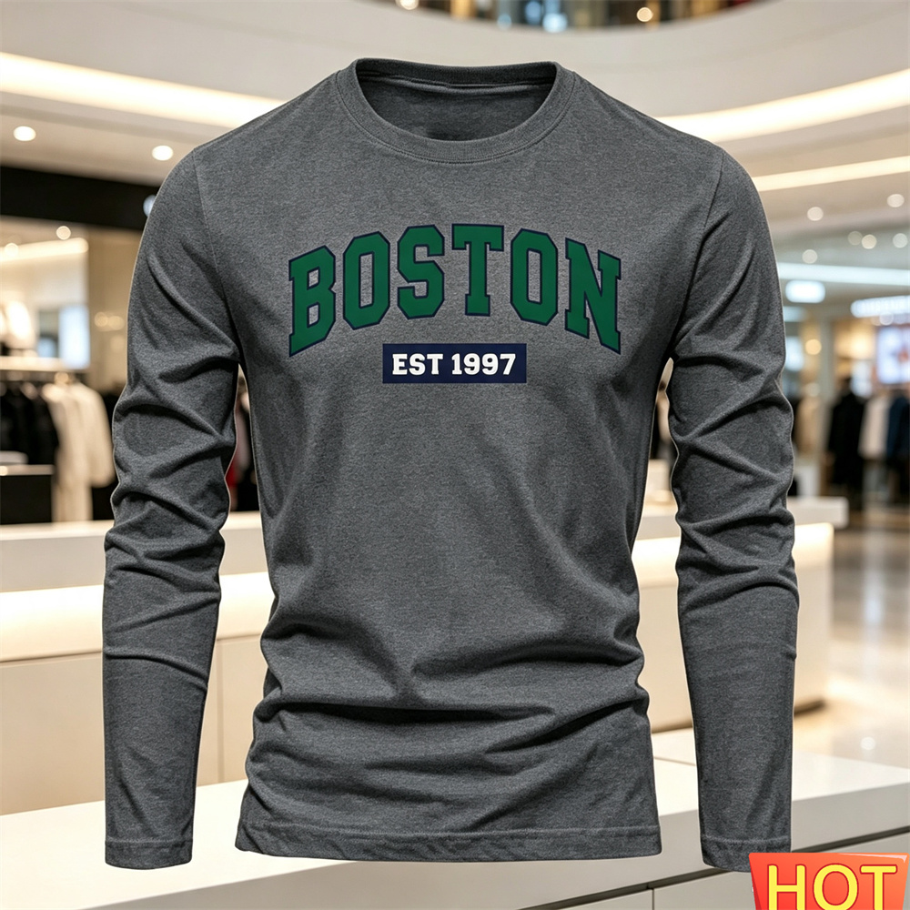 Herfst Zomer heren T-shirt met - Men'S Fashion Usa recensie en prijs