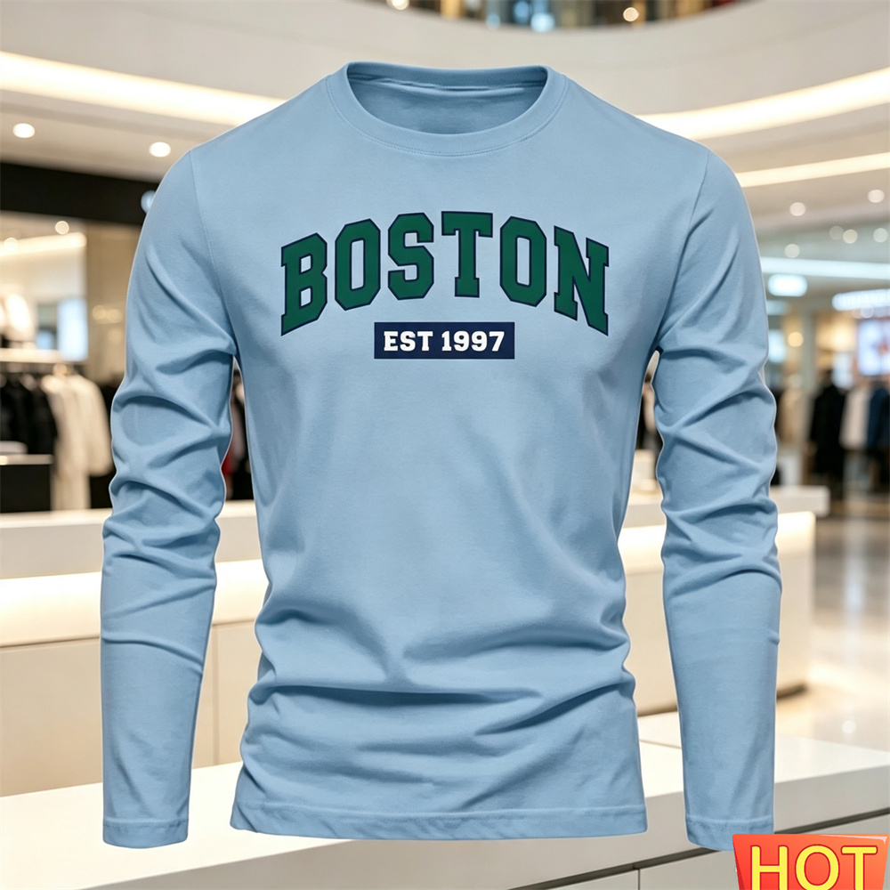 Herfst Zomer heren T-shirt met - Men'S Fashion Usa recensie en prijs