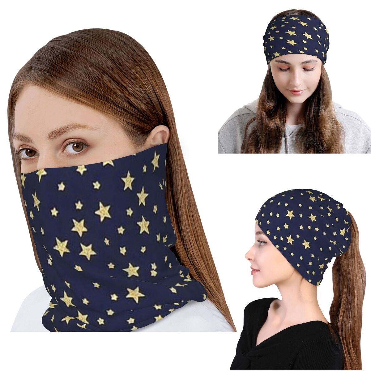 Marineblauwe hemel en sterren  - Beanie Winter Hat recensie en prijs