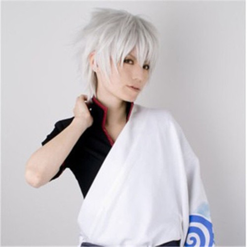 Anime Cosplay Pruik Wit Gesimu - Men Fashion Hair Style recensie en prijs