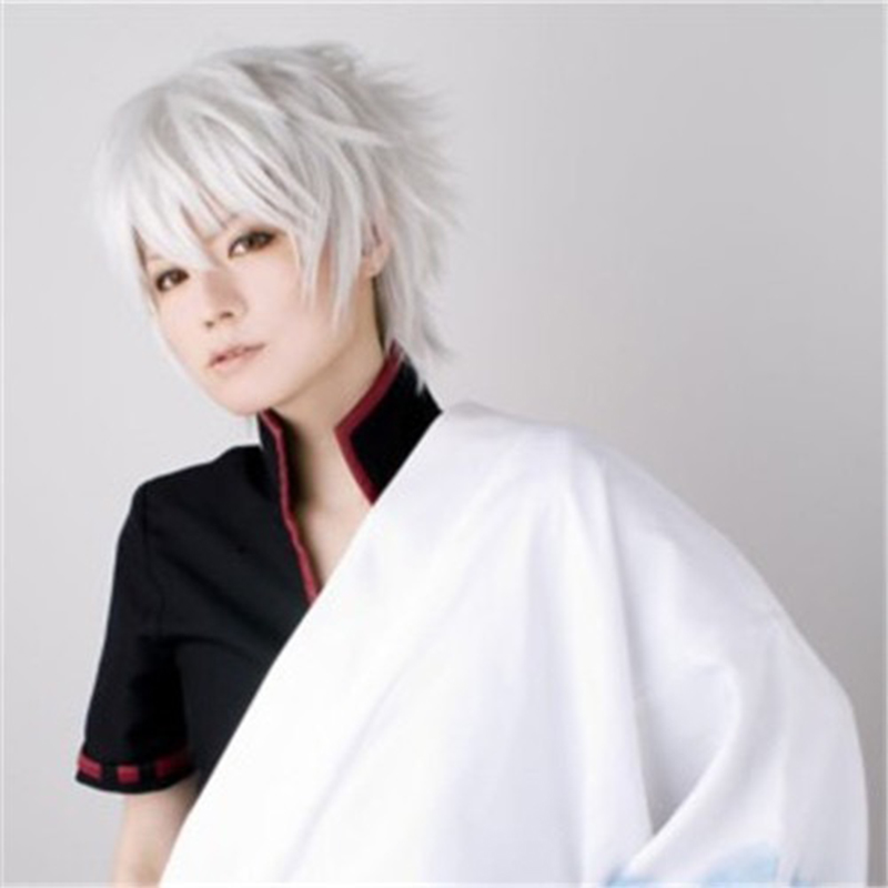 Anime Cosplay Pruik Wit Gesimu - Men Fashion Hair Style recensie en prijs