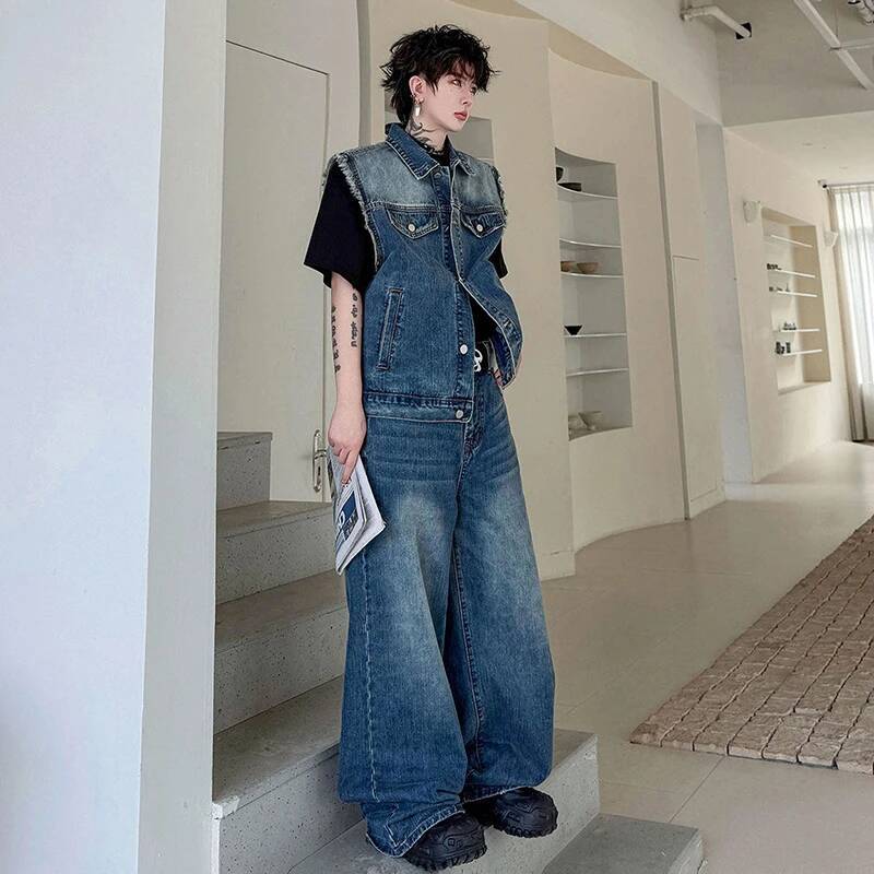 LUZHEN 2026 Zomer Denim Tweede - Mens Fashion Streetwear recensie en prijs