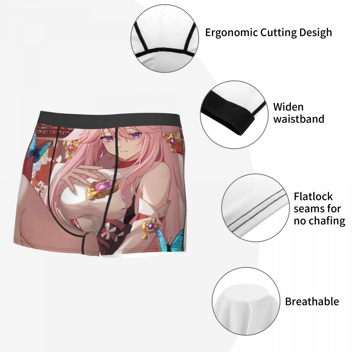 Genshin Impact Yae Miko Boxers - Men'S Fashion Underwear recensie en prijs