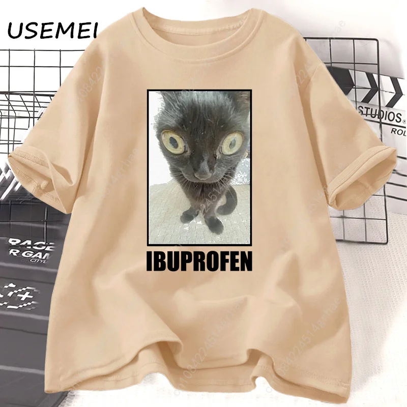 Grappige Kat Ibuprofen Grafisc - Men'S Fashion V Neck T Shirts recensie en prijs